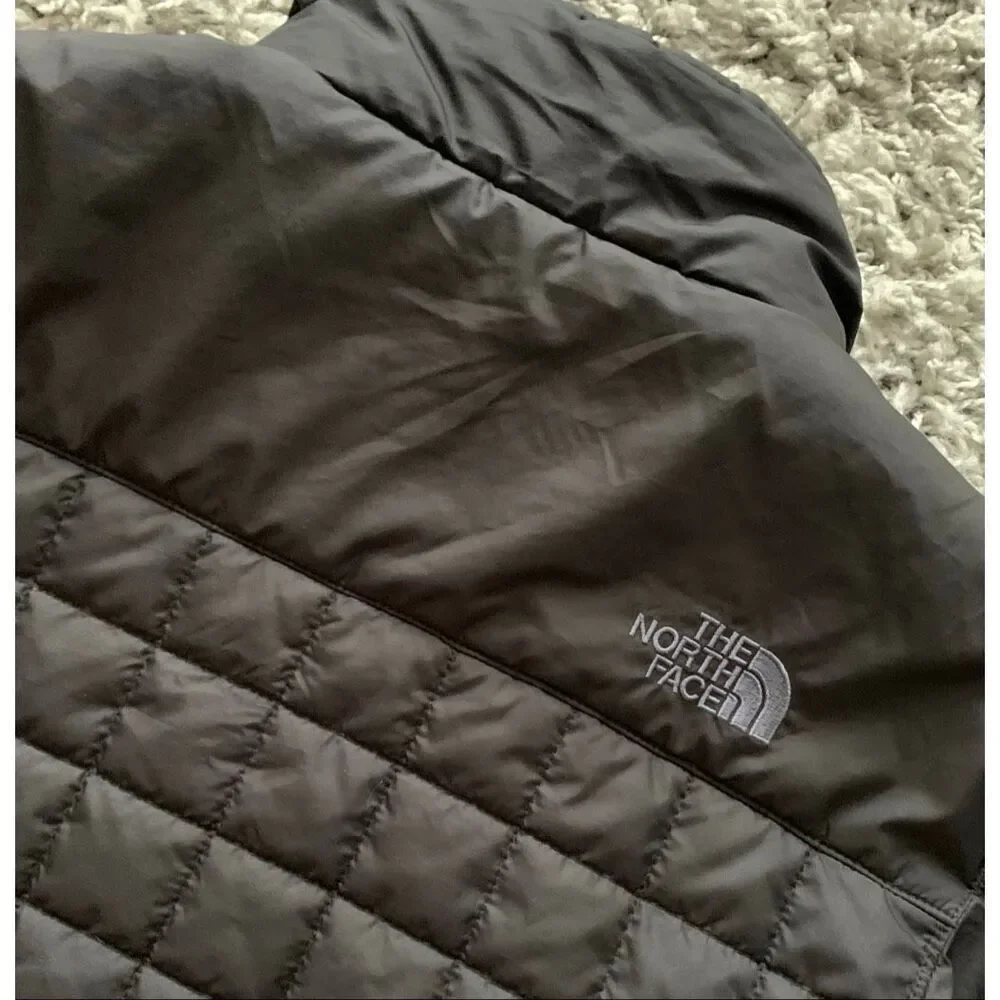 The North Face Black Quilted Brecon Jacket Coat mens sz S